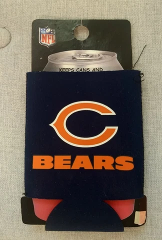 Chicago Bears 12 ounce  KOOZIE HOLDER Holds Cans or Soda Bottle NWT Cover