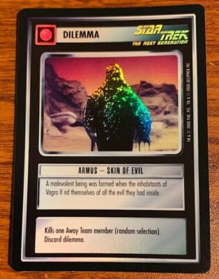 2000 Decipher Star Trek Reflections Armus,-Skin of Evil Used Free Shipping - Image 1 of 2