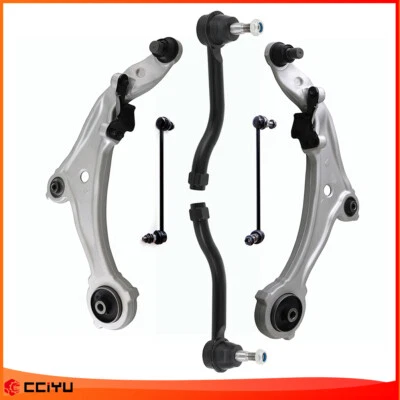 For 2009-2014 Nissan Murano Front Lower Control Arm Ball Joints Sway Bar Tie Rod Foto 1 de 4