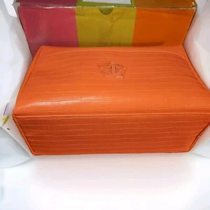 Jeffree Star NEW Orange Mystery Makeup Cosmetic Bag Summer 2024 Bag Only - Picture 1 of 18