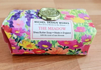 Michel Design Works, The Meadow, Rain Blossom Scent, Shea Butter Soap Bar, 8.7oz - Image 1 of 3