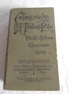 Catalogue timbres poste French Stamps 1929 Yvert & Tellier champion - Picture 1 of 7