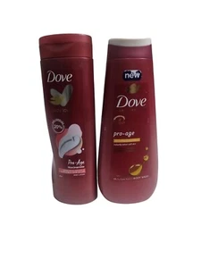 Dove pro age skin natural nourishes body wash + body lotion 400ml each - Picture 1 of 1