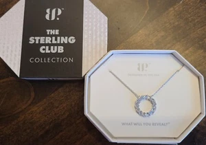 Bomb Party RBP4907 The Sterling Club LC Baby Swiss Blue Topaz .925 Sterling Neck - Picture 1 of 3
