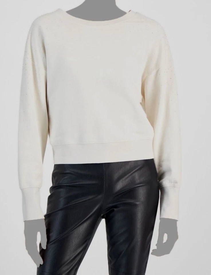 Suéter Boss Orange by Hugo Boss Mujer Marfil Elay Elay Algodón Adornado Talla L Foto 1 de 1