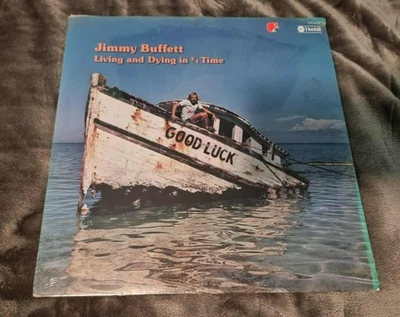 JIMMY BUFFETT - 'LIVING AND DYING IN 3/4 TIME' [VINYL LP 1974, ABC Records] - Image 1 of 4