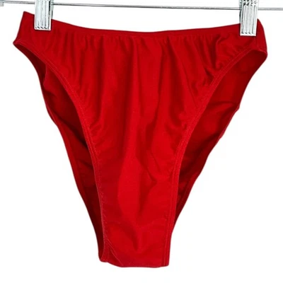 NWT Her Pony The Label Harlo Red High Cut Bloomers Panties Size 10 - Image 1 of 4