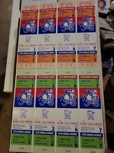 1979 World Series Unused Tickets - Picture 1 of 6