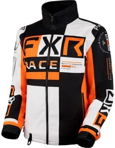 FXR Cold Cross RR 23 Mens Snow Jacket Orange/White/Black - Picture 1 of 2
