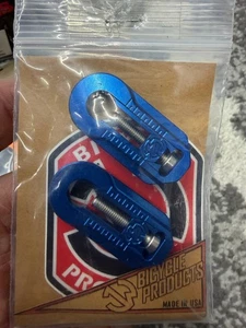 JW BMX Chain Tensioners In Blue, Like Profile Racing - Picture 1 of 2
