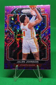 JALEN JOHNSON RC 2021-22 Panini Prizm Purple Fast Break Rookie Card /75 #305 - Picture 1 of 4