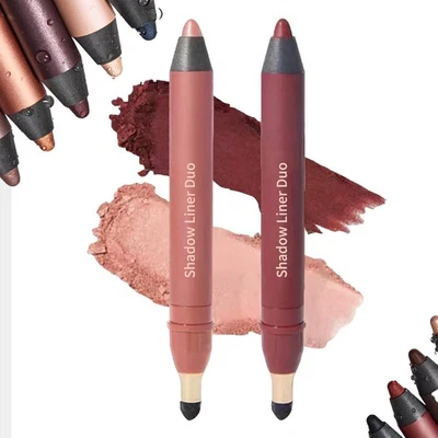 Shinalify Eyeshadow,Shadow Liner 2-in-1 Eyeliner & Eyeshadow,Smokey Eyes quickly - Image 1 of 4