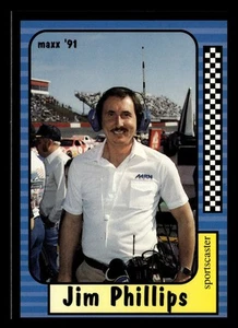 Jim Phillips 1991 Maxx Racing Race Card #232 *124 - Picture 1 of 2