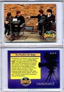 THE BEATLES "A HARD DAY'S NIGHT" 1993 THE RIVER GROUP PROMO CARD * - Picture 1 of 1