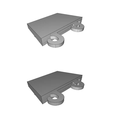 LED Klemme für Mini Kossel 3D Drucker 1515 Extrusionsschienen - Bild 1 von 4