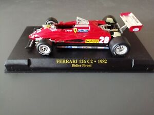 Didier Pironi Ferrari 126 C2 formel 1 1:43 Altaya