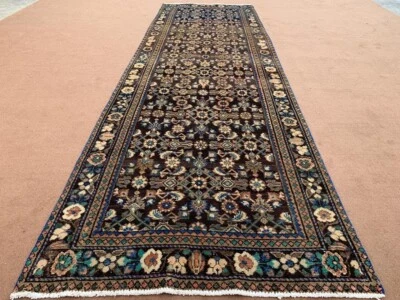 4 X 10,5 футов КОЛЛЕКЦИОННАЯ ВЕЩЬ Потрясающая Антикварная Карабахская Кавказская Ковровая Дорожка - Изображение 1 из 4