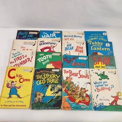 Bright & Early Beginner Books LOT Berenstain Seuss Brown Perkins 1960s 70s Vtg - Image 1 of 4