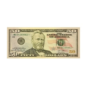 USA 50 Dollars 2013 Star Replacement vF- small tear left margin - Picture 1 of 2