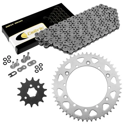 Kit de cadena de transmisión y piñones de junta tórica para Yamaha IT250 YZ250 YZ465 YZ490 Foto 1 de 4