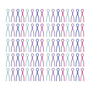 100 Pcs Thread Bobbin Clip Plastic Bobbin Clip Bobbin Clamp Thread Spool Holder - Picture 1 of 12