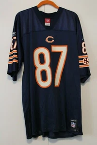 Mushin Muhammad 87 Chicago Bears NFL Reebok Blue Jersey Adult Large - Picture 1 of 5