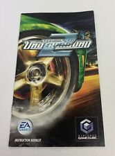 Need for Speed Underground 2 Nintendo Gamecube Authentic Manual Only