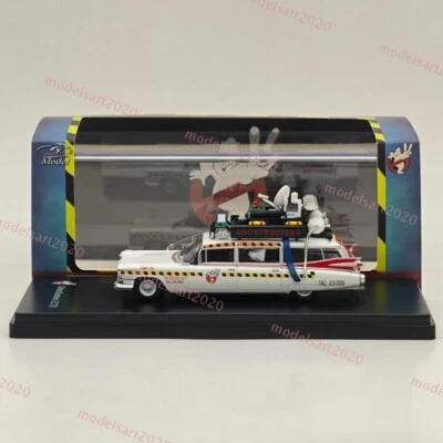 1/64 YS Cadillac Ghostbusters ECTO-1A Diecast Model Car Miniature Collection - Image 1 of 4
