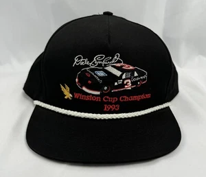 Vintage Dale Earnhardt #3 Trucker Rope Snapback Hat  NASCAR Winston Cup Champion - Picture 1 of 4