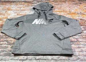 Nike Hoodie Erwachsene Large Grau Pullover Fleece Sweatshirt Sport Outdoor Herren - Bild 1 von 12