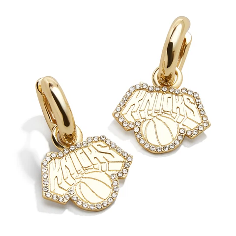BaubleBar New York Knicks Huggie Earrings Cover