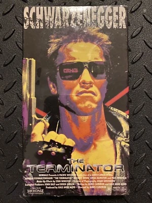The Terminator VHS - Hemdale, Arnold Schwarzenegger, Brand New Sealed Vintage - Image 1 of 3