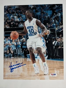 Harrison BARNES Signed 8x10 Photo Autograph UNC Tarheels Basketball PSA COA 628 - Picture 1 of 2