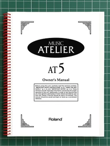 Roland AT-5 — Owners Manual User Guide Instructions — 82 Pages — USA Made - Picture 1 of 4