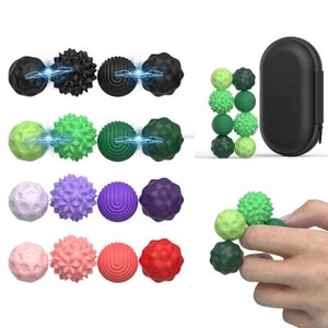 4/8x Silicone Magnetic Toy Sensory Fidget Toys Stress Relief Anxiety Autism☮ - Zdjęcie 1 z 17