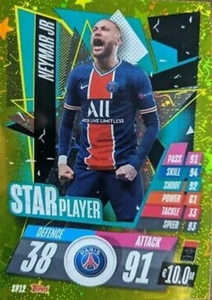 Topps Match Attax Champions League 2020/2021 - NEYMAR JR STAR PLAYER  - Bild 1 von 1