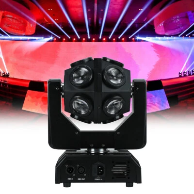 Mini 12x12W LED Beam Moving Head Light RGBW DMX DJ WeddingParty Stage Wash Light - Image 1 of 4