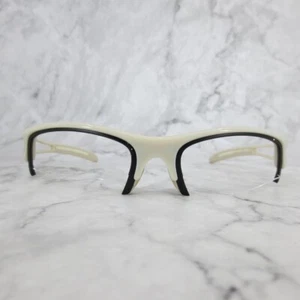 Adidas A385 00 6061 Sunglasses White Half Rim Rectangle Frames - Picture 1 of 11