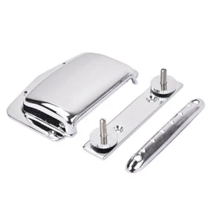 Per Teisco Chitarra Elettrica Vintage Ponte Fisso Regolabile + Coperchio Coda - Foto 1 di 9