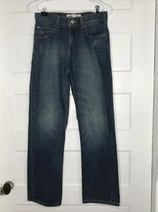 Levis 514 Medium Wash Distressed Straight Jeans Boys Sz 16 REG 28x28 - Picture 1 of 7