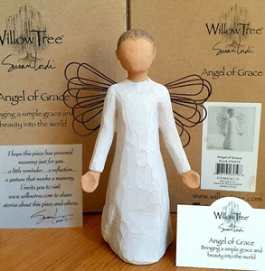 WILLOW TREE by Susan Lordi artist figurine ANGEL OF GRACE - Bringing simple g... - Foto 1 di 2