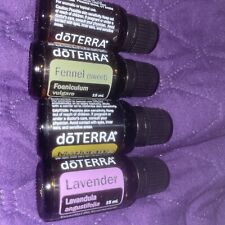doterra essential oils lot Lavender Marjoram Fennel Vetiver New Exp 2028 4 Items