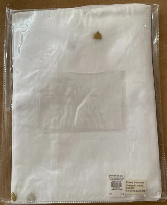 "Cortina nueva Pottery Barn Kids bordada CORAZONES transparente 63"" oro blanco 5728121" Foto 1 de 2