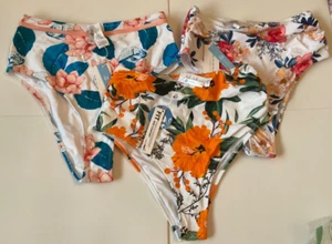 Paket 3 NEUE CUPSHE Damen Bikini Badeanzug Unterteile - Größe M Medium - Neu mit Etikett KOSTENLOSER VERSAND - Bild 1 von 2