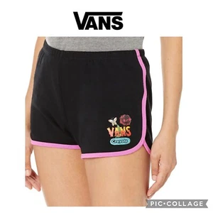 Vans X Crayola women black Shorts size S NWT $40 - Picture 1 of 12