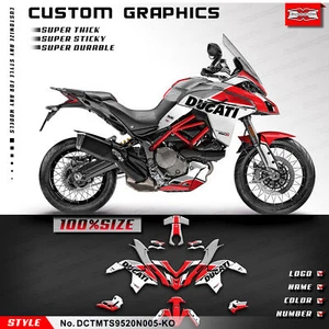Racing Graphic Adhesive Sticker for Multistrada 950 S MTS 950S 2020 2021 Rebuild - Picture 1 of 9