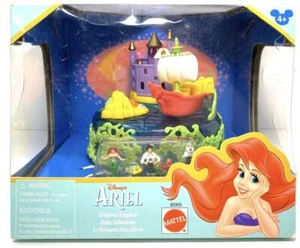Polly Pocket Disney Little Mermaid Ariel Ursula Sebastian Boxed Unused with doll - Picture 1 of 17