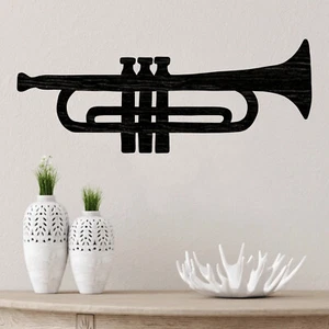 Trumpet Cut out, Wood plaque sign,wood Crafts,Craft supply, - Picture 1 of 5