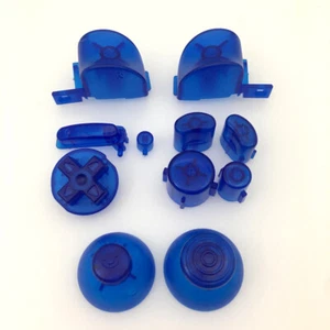 Clear blue ABXYZ/LR Buttons+ThumbSticks D-pad Mod Set for Nintendo Gamecube NGC - Picture 1 of 7