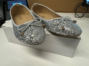 1990 London Silber Glitzer Pumps Damenschuhe Party Damenschuhe UK Größen - Bild 1 von 6